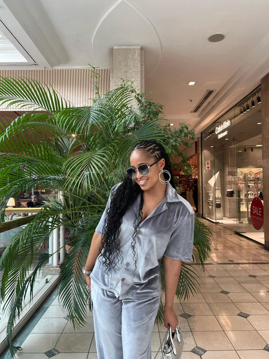 Silver Classic Glotto Velvet Set