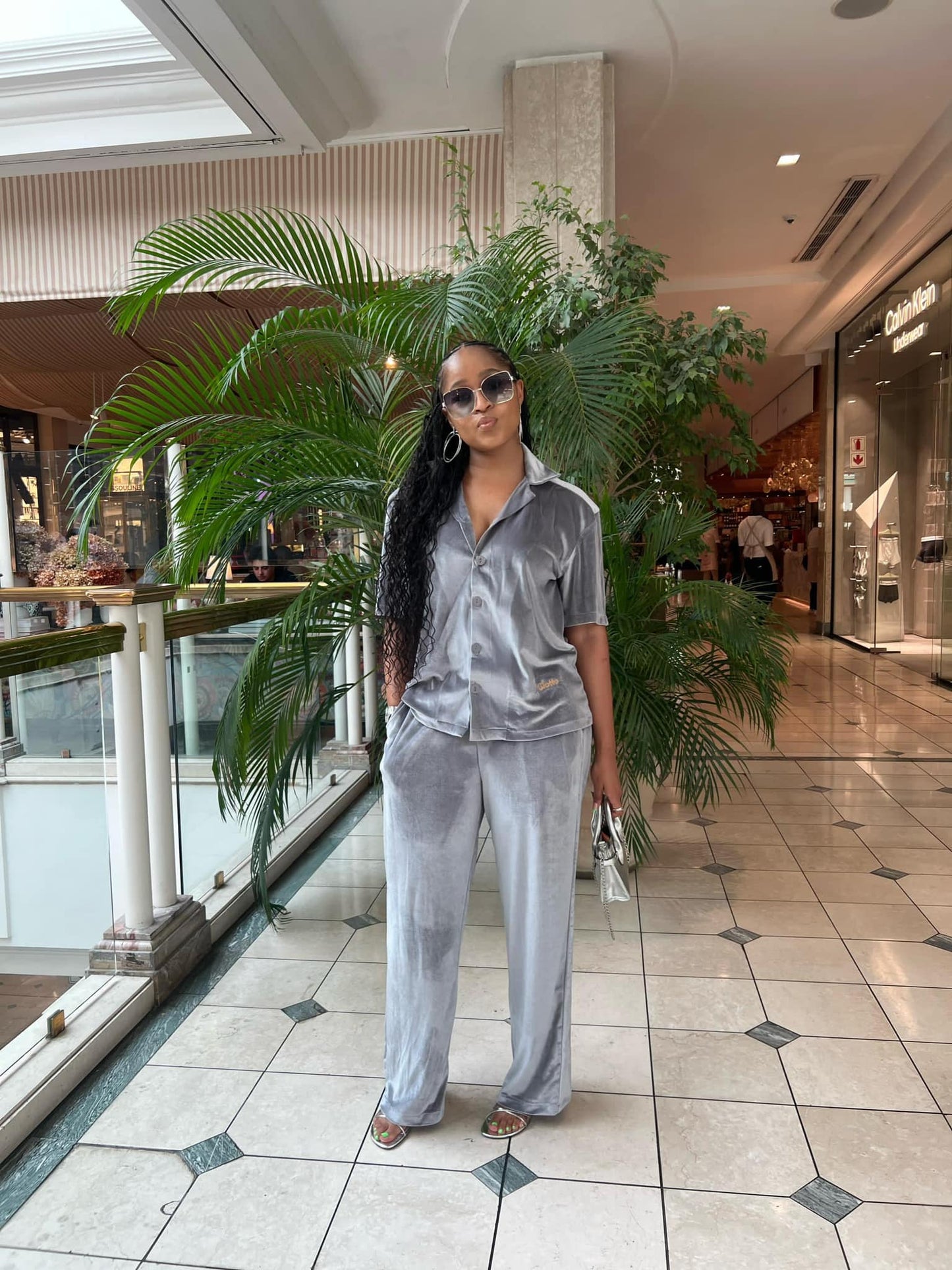 Silver Classic Glotto Velvet Set